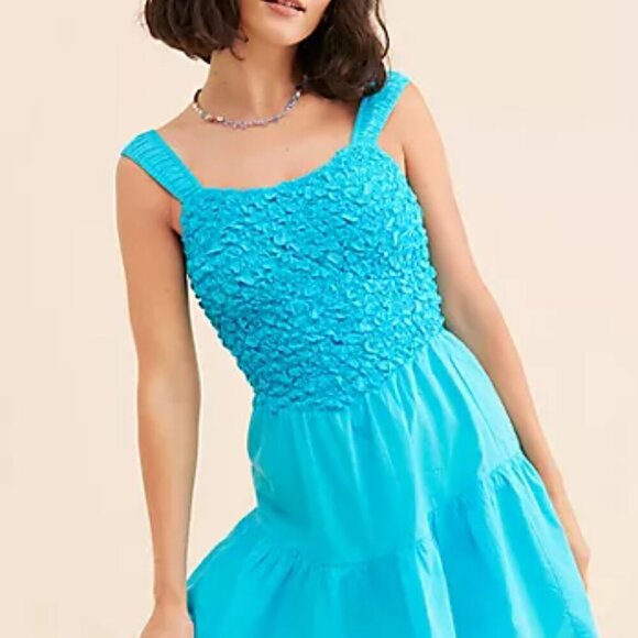 Saylor Mariah Smocked Mini Dress Extra Large - Picture 1 of 4